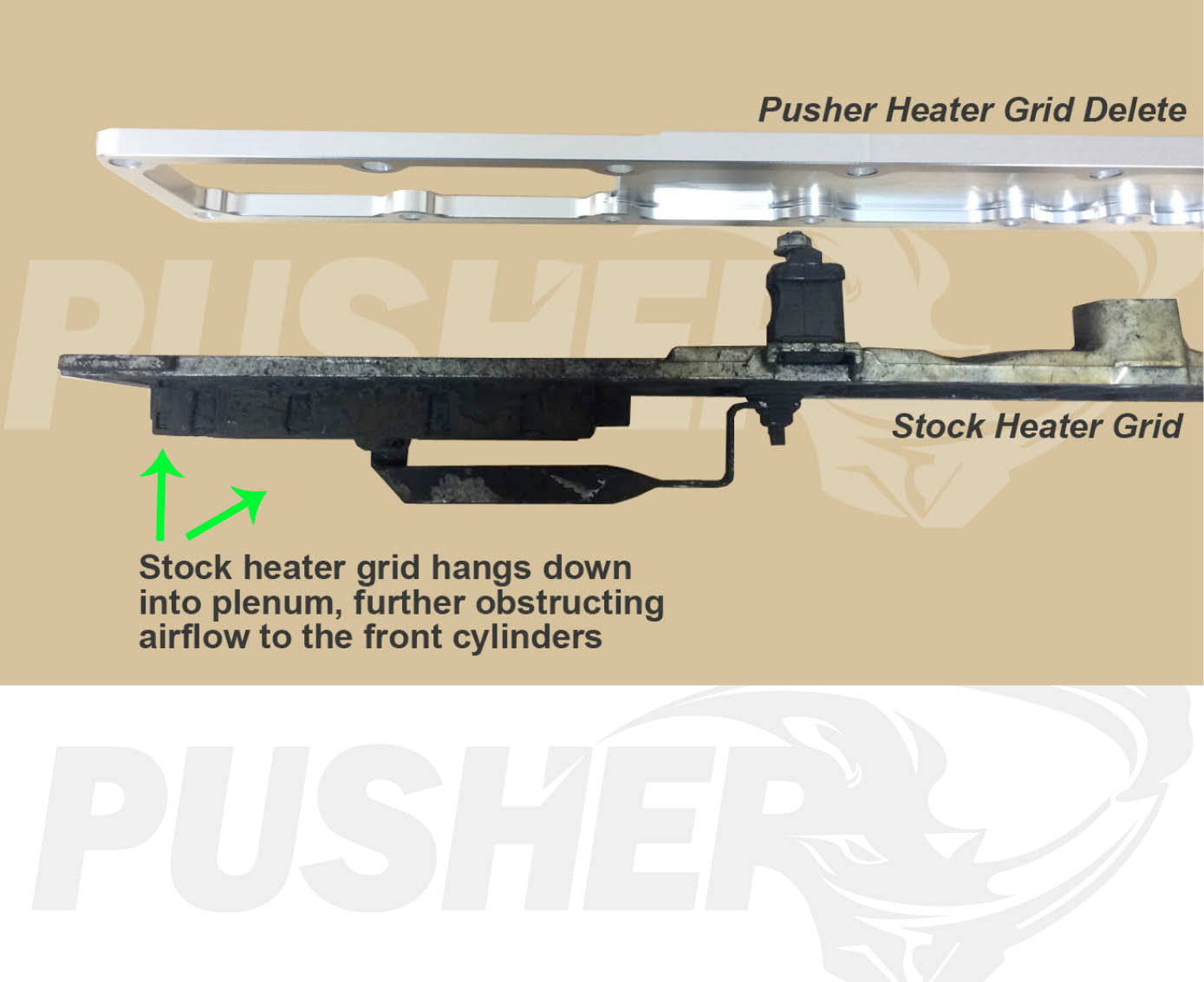 Pusher Heater Grid Delete for 2007.5-2018 Dodge Cummins 2500/3500