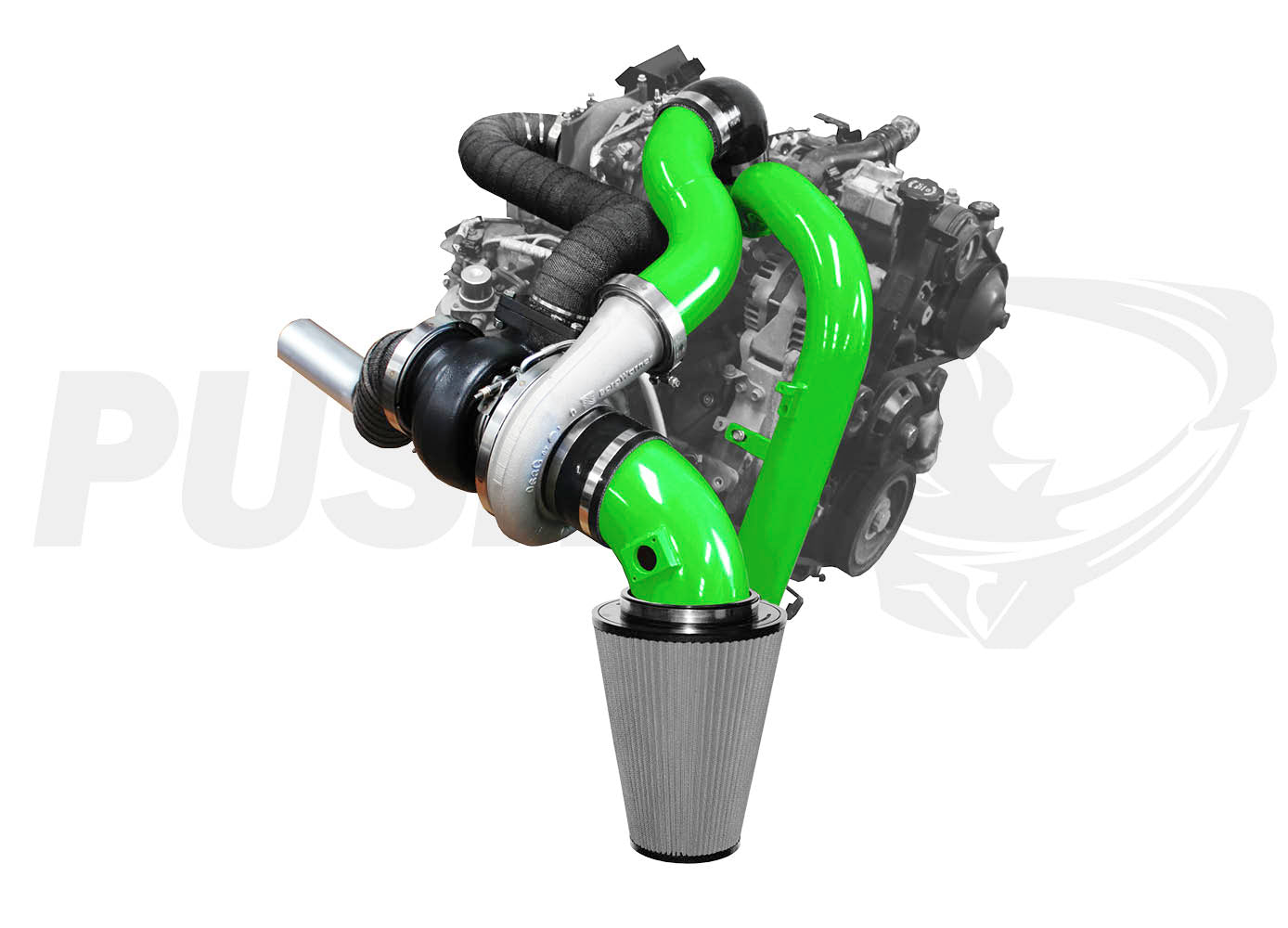 Pusher Max Compound Turbo System for 2007.5-2010 Duramax LMM Trucks