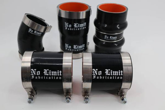No Limit Fabrication 6.0 PowerStroke Complete Hot & Cold Side 4 Silicone Boot Set