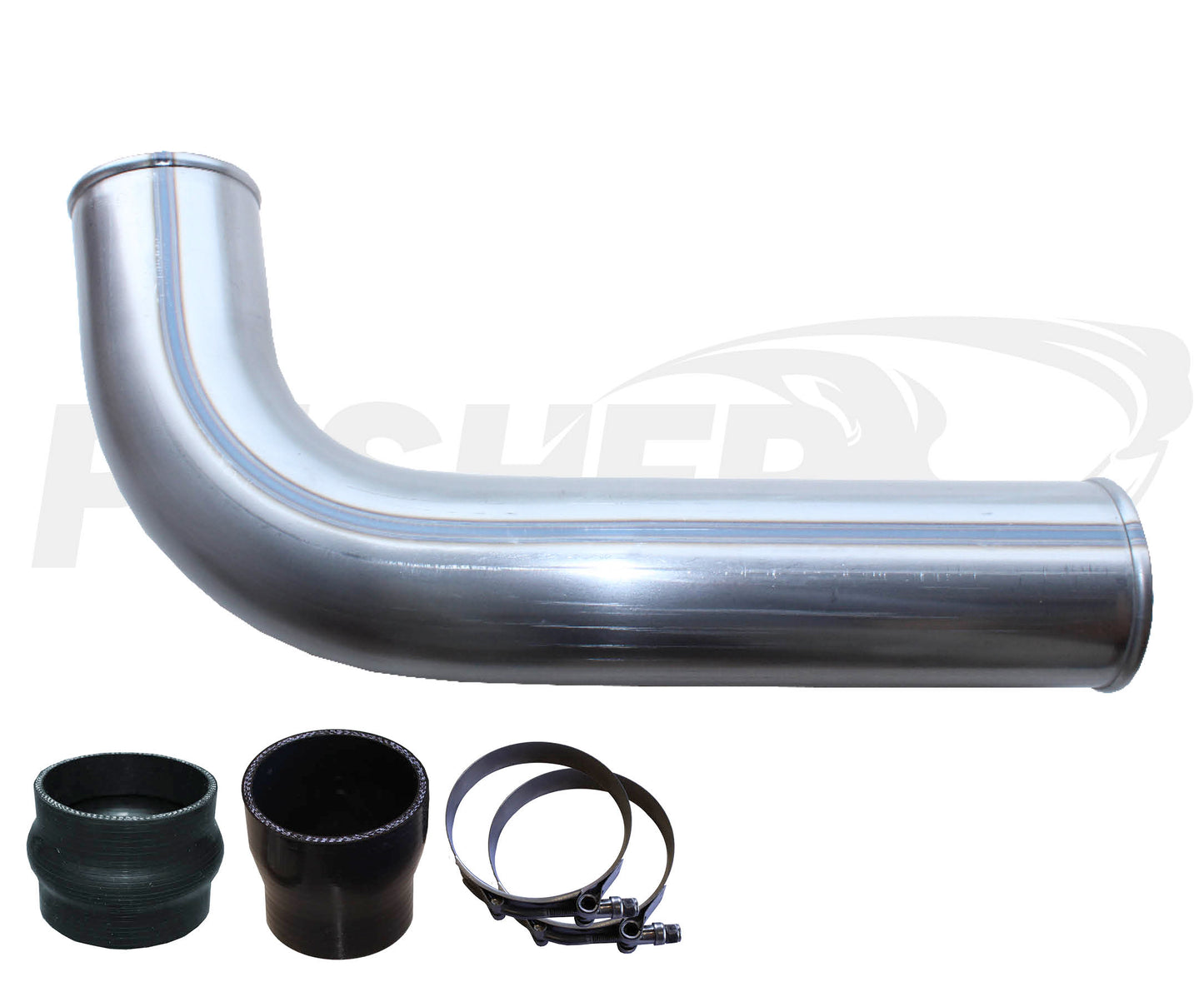 Pusher 3.5" MEGA Driver-side Intercooler Tube 2007.5-2009 Dodge Cummins