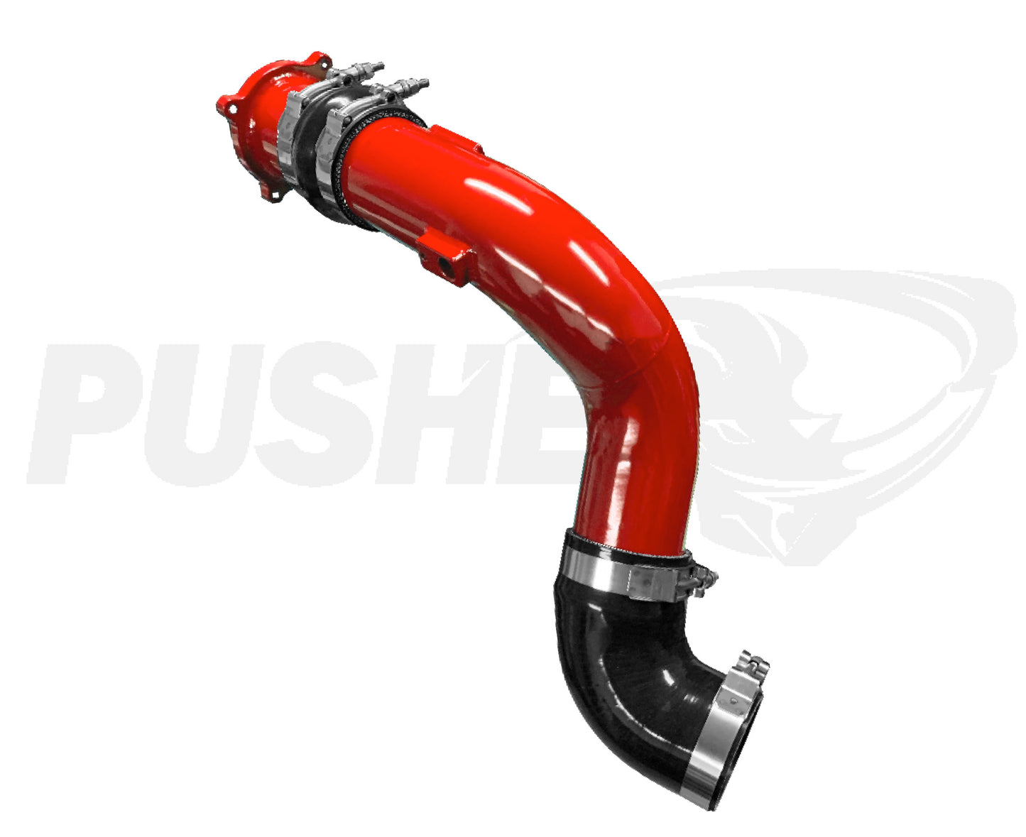 Pusher HD 3" Cold Side Charge Tube for 2011-16 Ford F250/350 6.7L Powerstroke w/ Throttle Valve Replacement