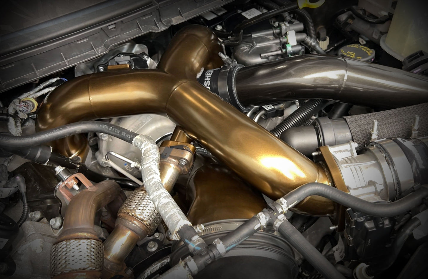 Pusher Powerflow Intake Manifold / Turbo Inlet Package for 2020-2022 Ford 6.7L Powerstroke Equipped Trucks