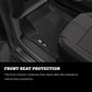 Husky Liners 14-15 Chevy Silverado Crew Cab X-Act Contour Black 2nd Row Floor Liners