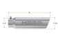 MBRP Universal 5in OD Angled Rolled End 4in Inlet 18in Lgth T304 Exhaust Tip