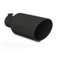 MBRP Universal Exhaust Tip 7in O.D. Rolled End 4in Inlet 18in Length - Black