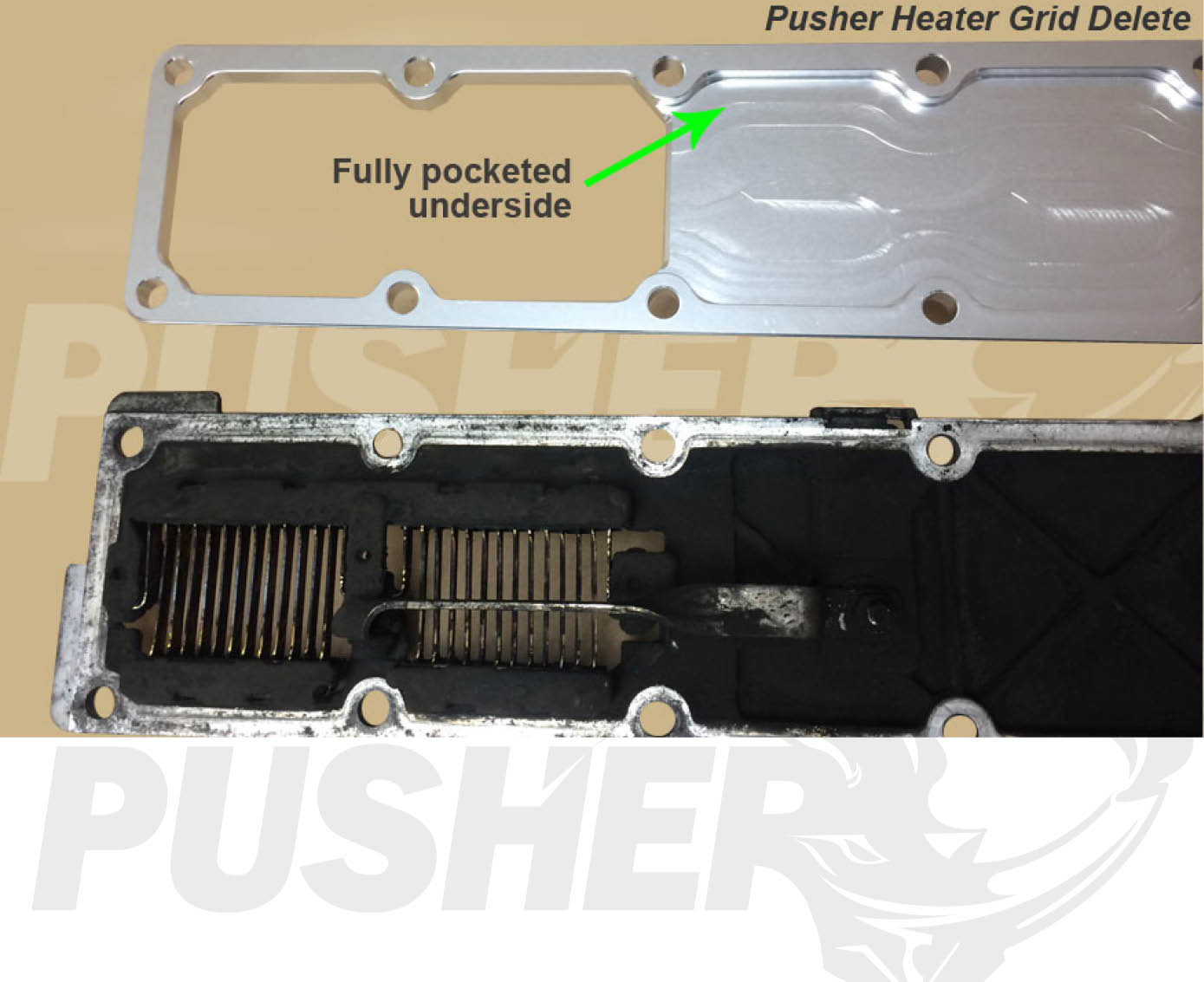 Pusher Heater Grid Delete for 2007.5-2018 Dodge Cummins 2500/3500