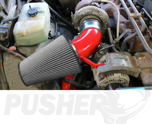 Pusher Front Mount Cold Air Intake System for 1989-1991 Dodge Cummins