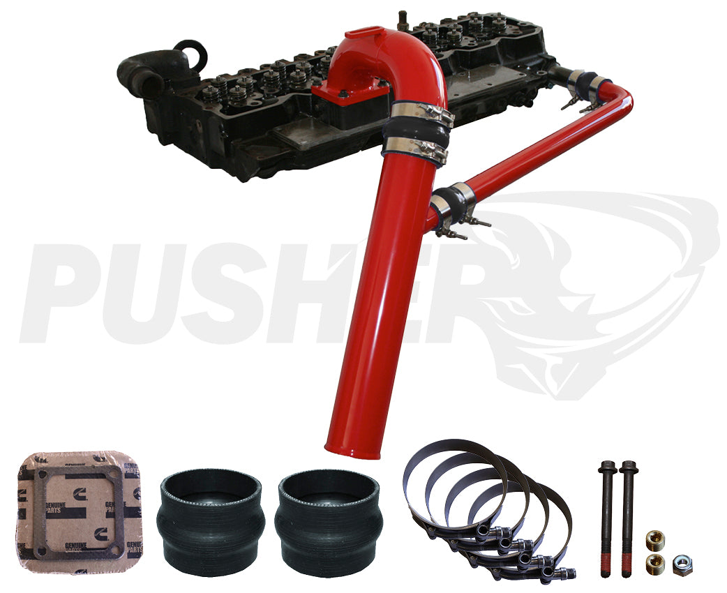 Pusher 3" Intake Manifold with 3" Cross-Air Package for 1998.5-2002 Dodge Cummins