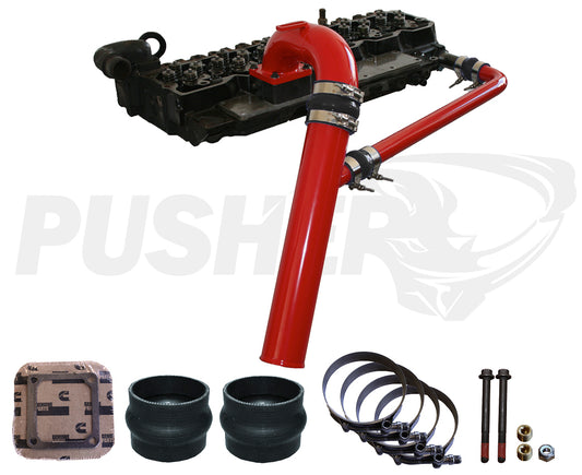 Pusher 3" Intake Manifold with 3" Cross-Air Package for 1998.5-2002 Dodge Cummins