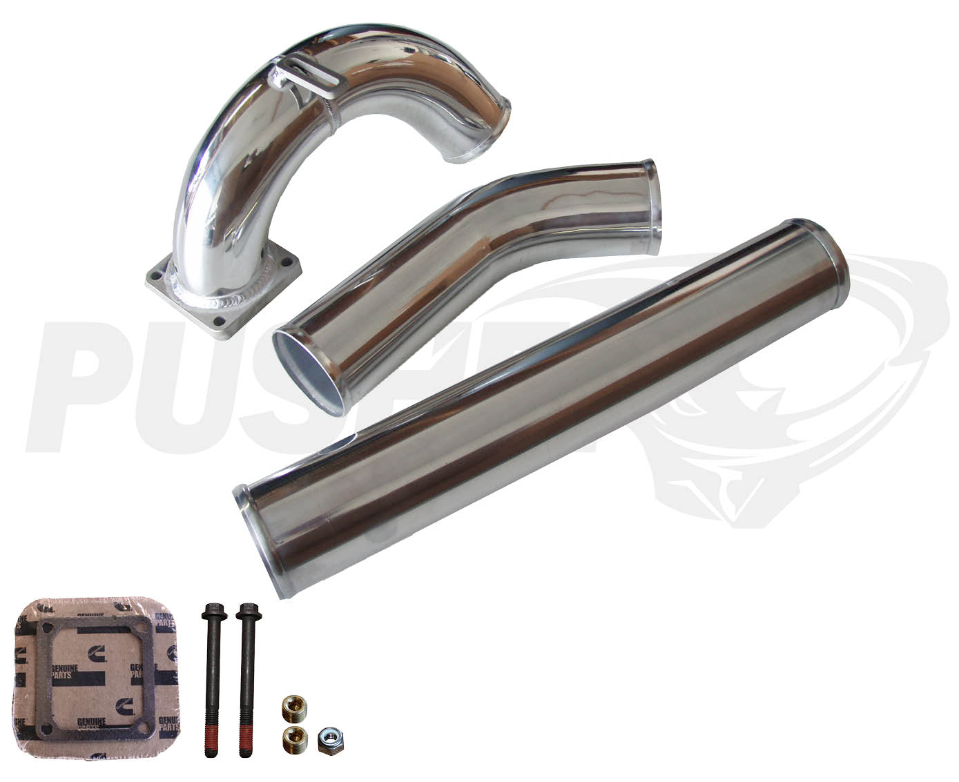 Pusher Aluminum Intake Manifold and Intercooler Plumbing 1998.5-2002 Dodge Cummins