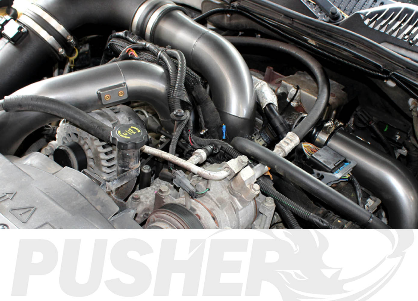 Pusher Max HD Charge Tube for 2004.5-05 Duramax LLY Trucks