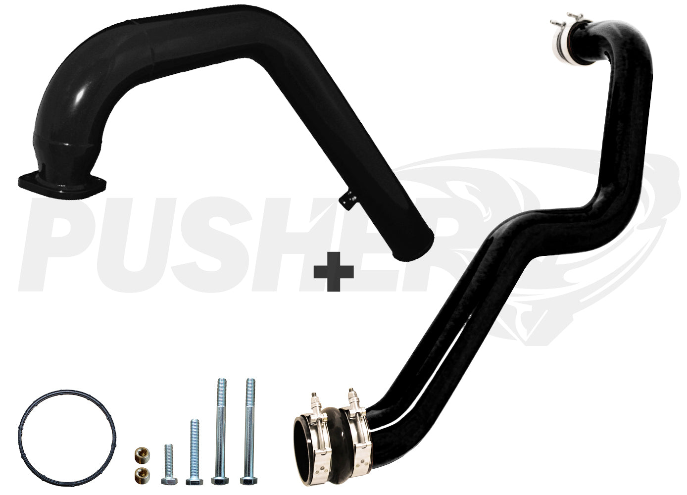 Pusher Max HD Charge Tube Package for 2004.5-05 Duramax LLY Trucks