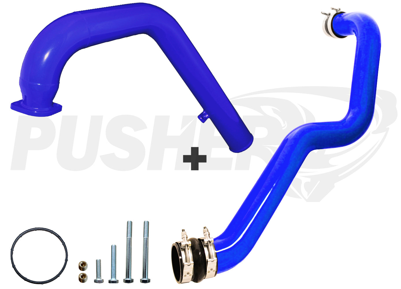 Pusher Max HD Charge Tube Package for 2004.5-05 Duramax LLY Trucks