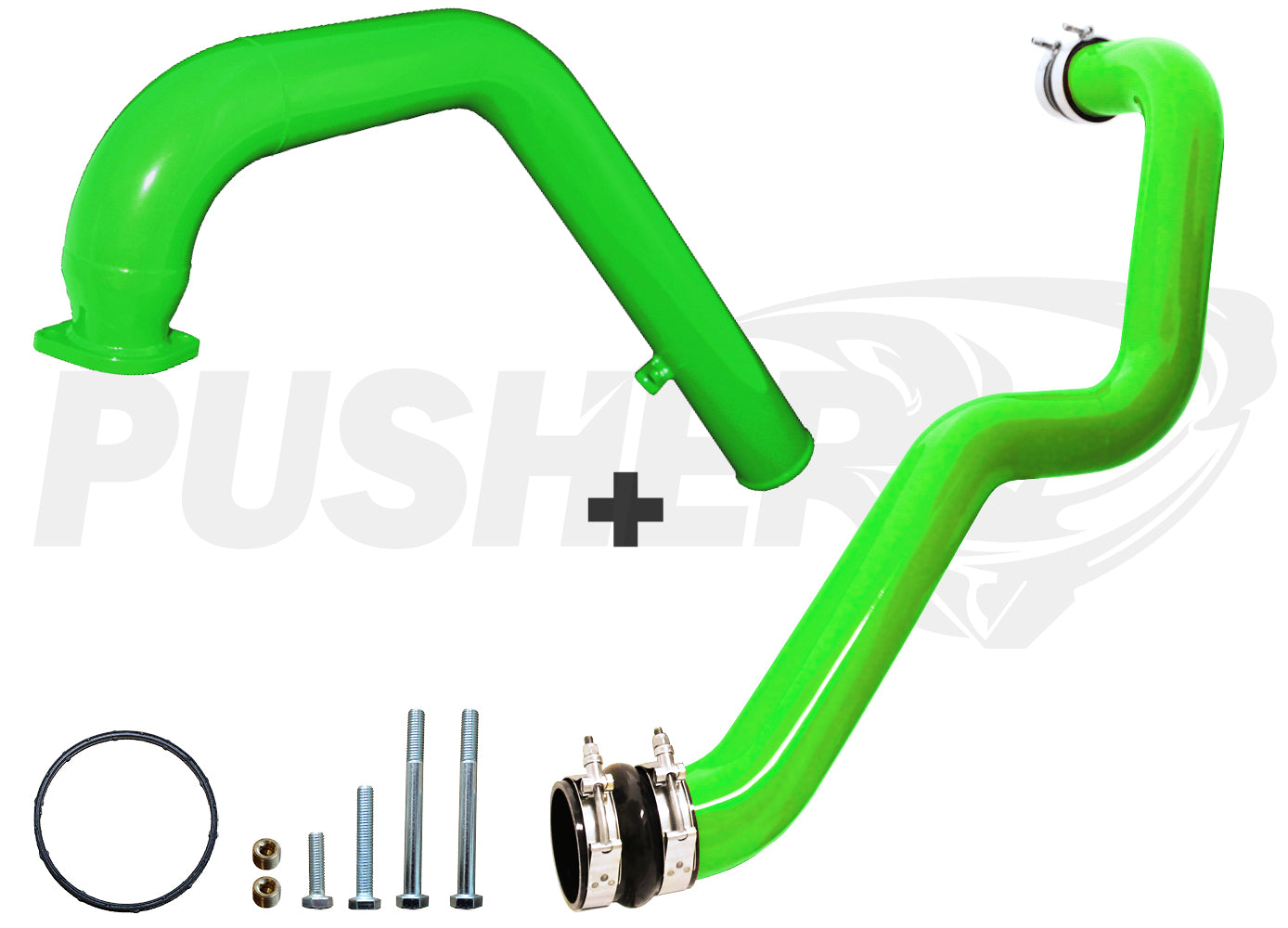 Pusher Max HD Charge Tube Package for 2004.5-05 Duramax LLY Trucks