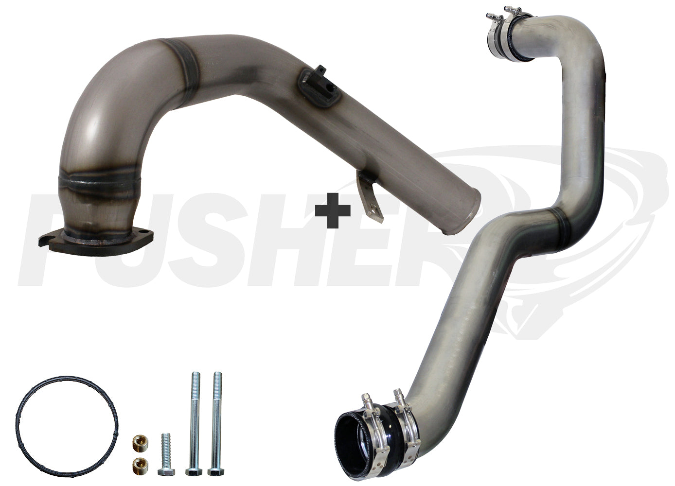 Pusher Max HD Charge Tube Package for 2006-2010 Duramax LBZ/LMM Trucks