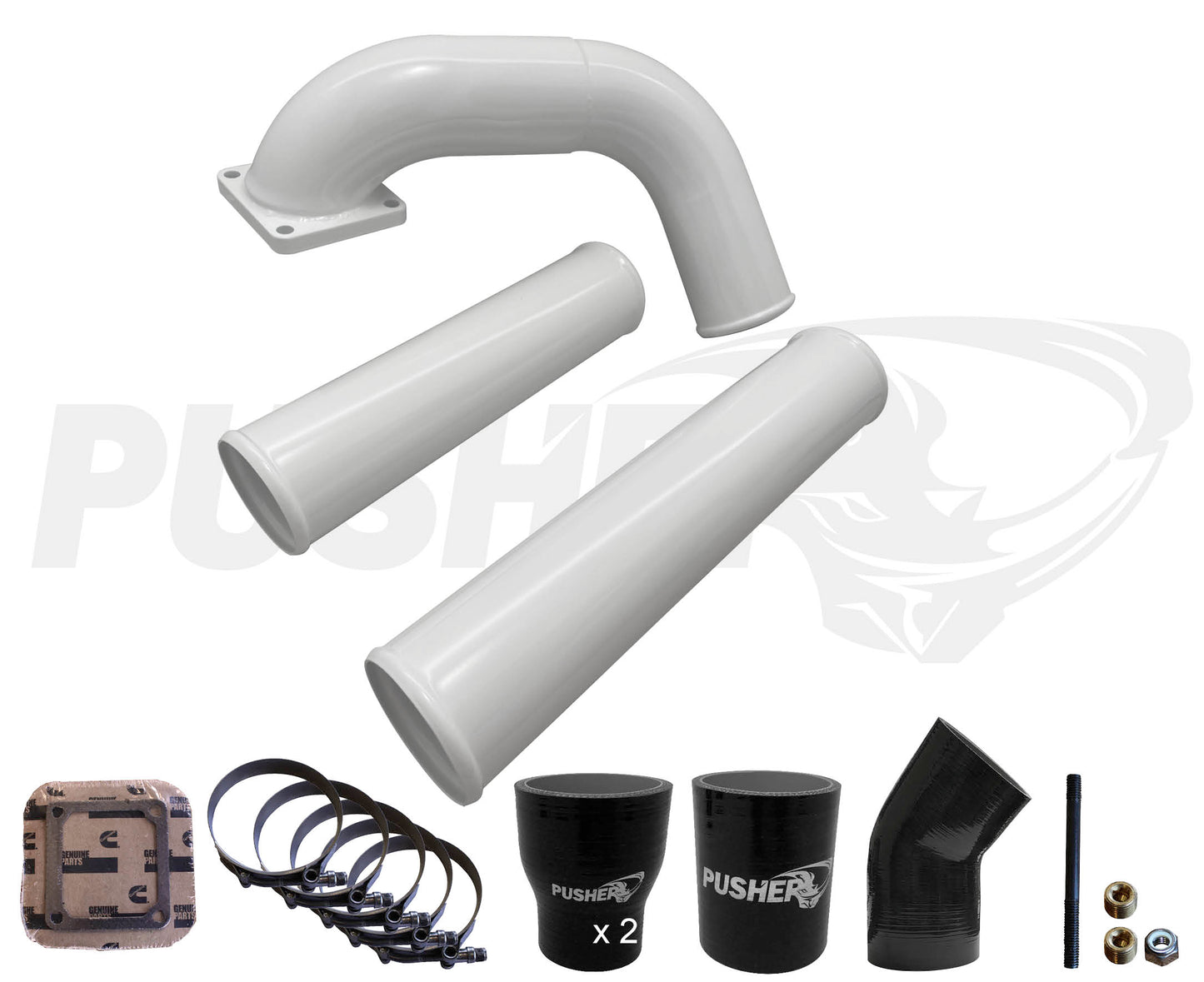 Pusher Pre and Post Intercooler Intake System for 1991.5-1993 Dodge Cummins 12v