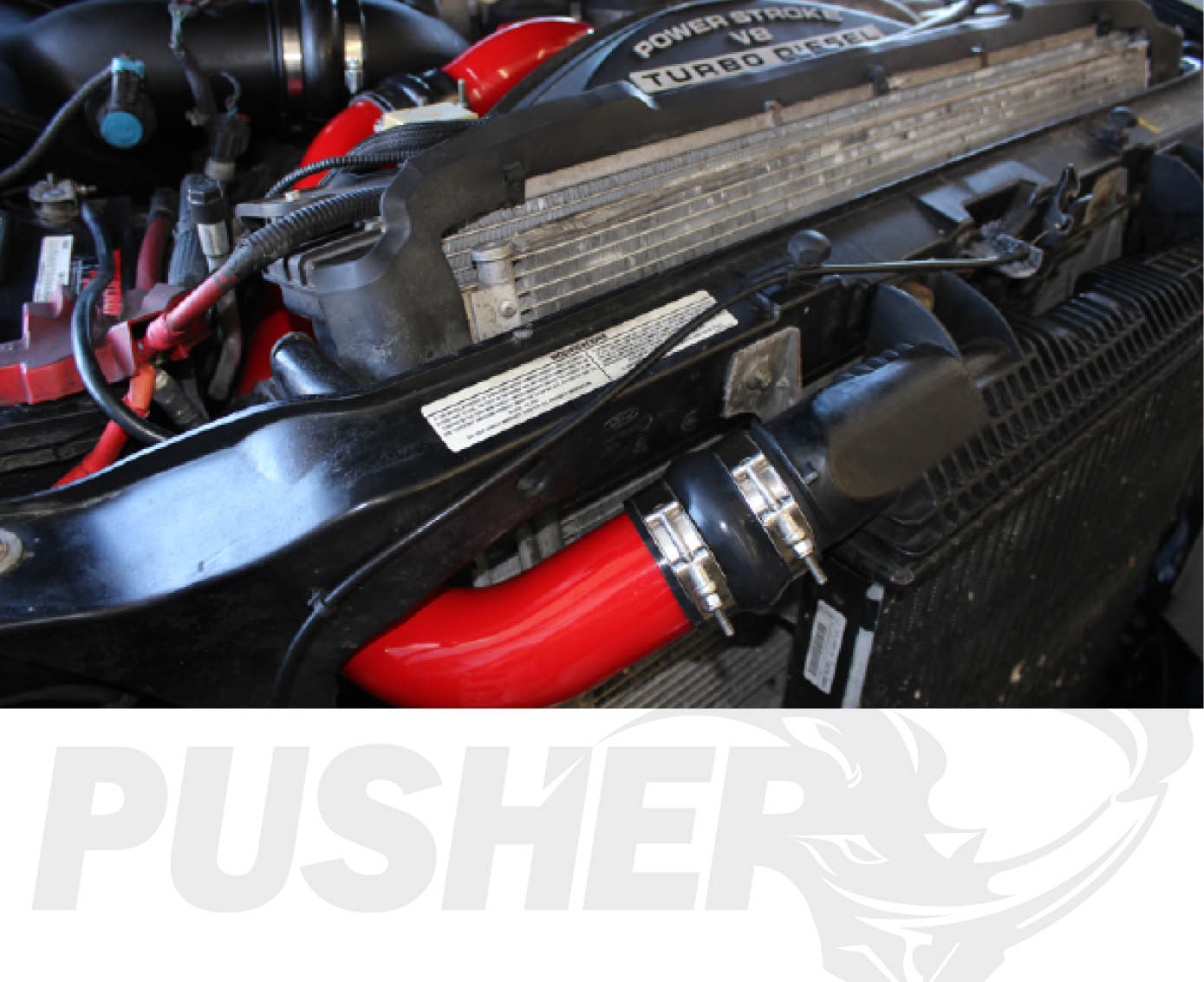 Pusher Intake System for 2008-2010 Ford F250/350 6.4L Powerstroke