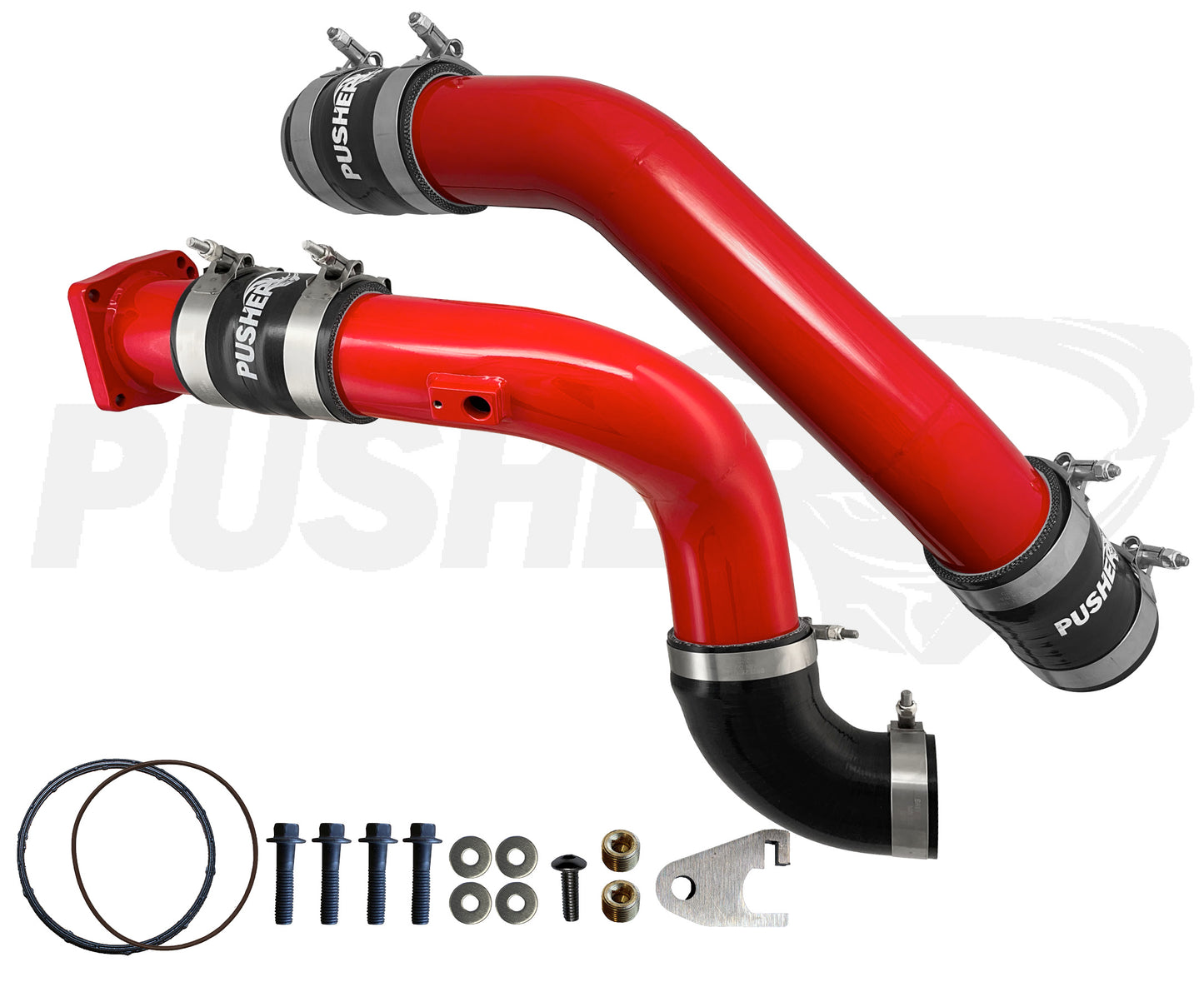 Pusher 3" Hot & Cold Side Charge Tubes for 2011-14 Ford F250/350 6.7L Powerstroke w/ Throttle Valve Replacement