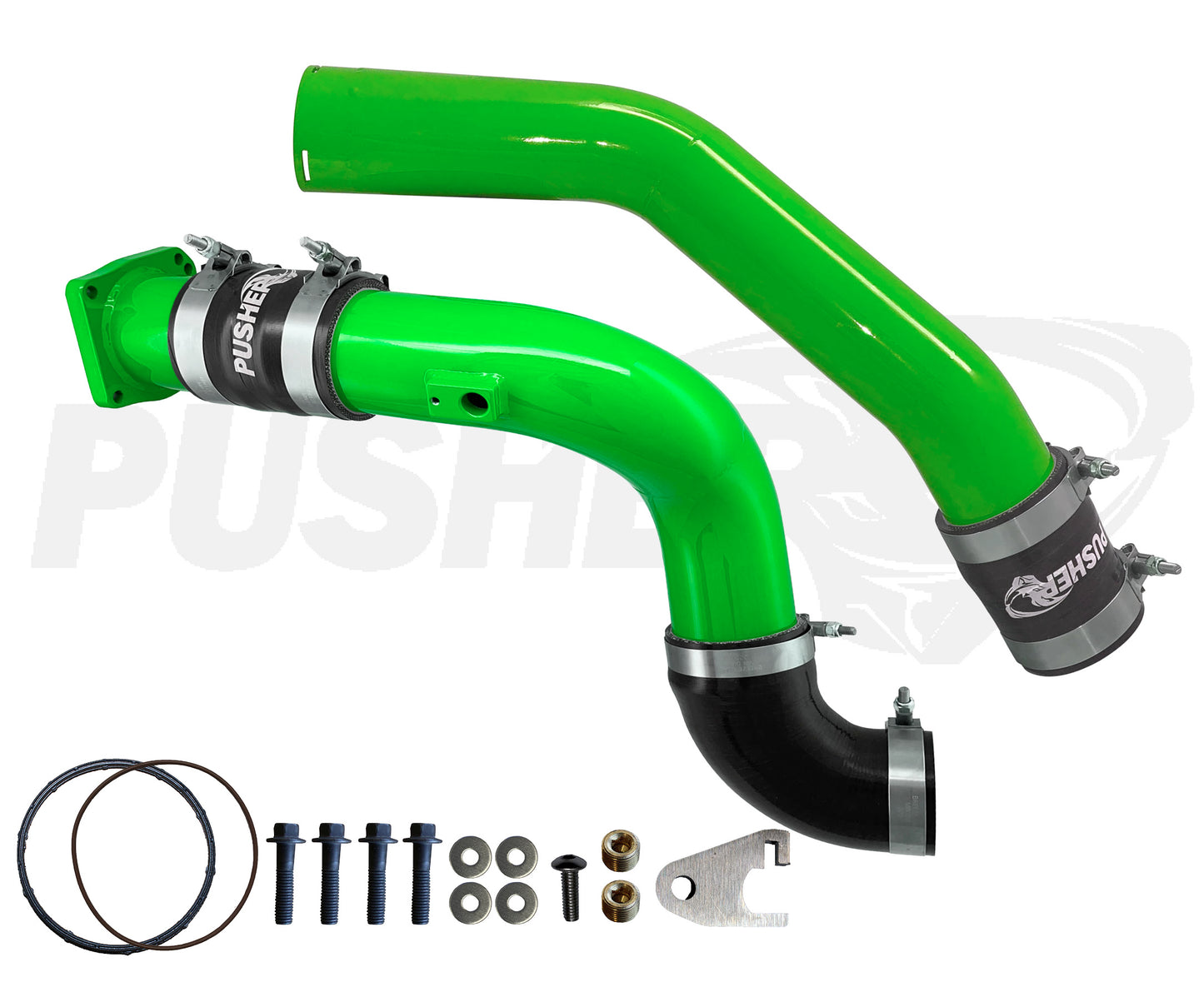 Pusher 3" Hot & Cold Side Charge Tubes for 2011-14 Ford F250/350 6.7L Powerstroke w/ Throttle Valve Replacement