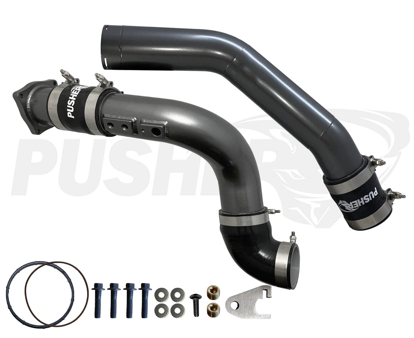 Pusher 3" Hot & Cold Side Charge Tubes for 2011-14 Ford F250/350 6.7L Powerstroke w/ Throttle Valve Replacement