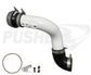 Pusher HD 3" Cold Side Charge Tube for 2017+ Ford F250/350 6.7L Powerstroke w/ Throttle Valve Adapter