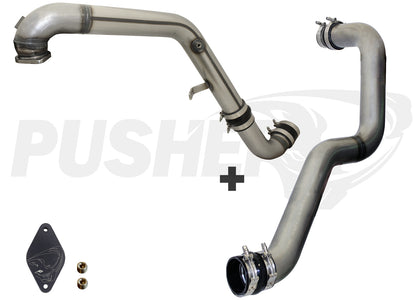 Pusher Max HD Charge Tube Package for 2011-2016 Duramax LML Trucks