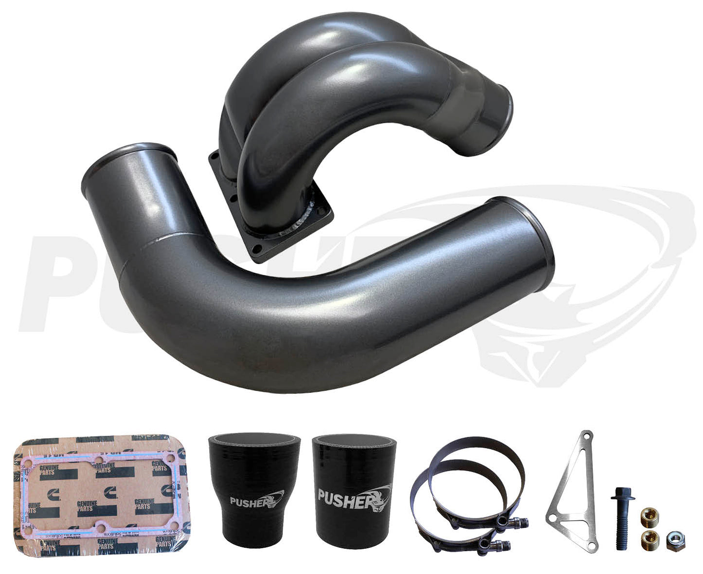 Pusher 3.5" MEGA Intake System 2010-2012 Dodge Cummins Trucks