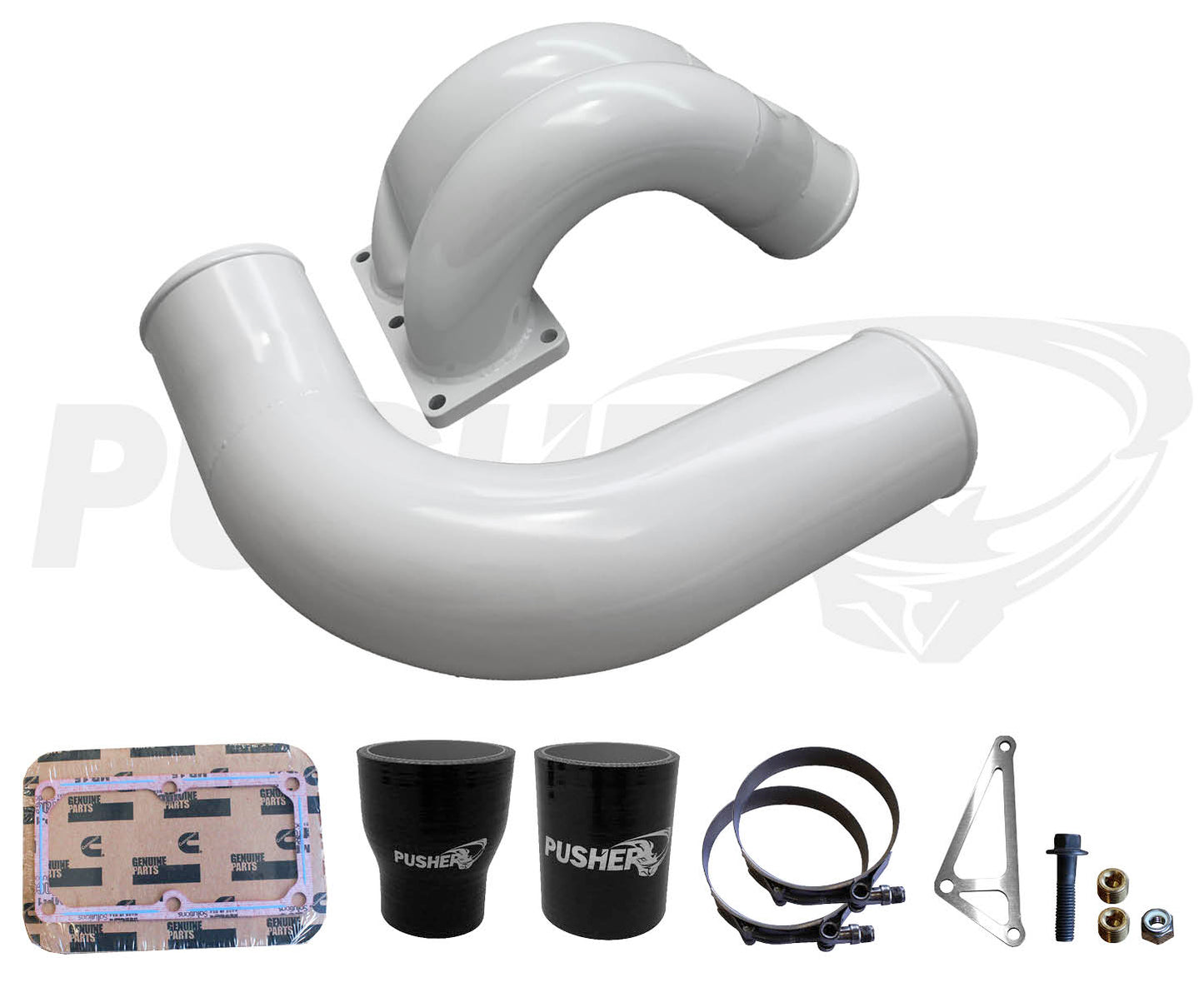 Pusher 3.5" MEGA Intake System 2010-2012 Dodge Cummins Trucks