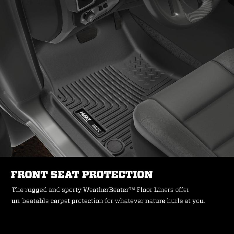 Husky Liners 2012 Dodge Ram 1500/2500/3500 Crew Cab WeatherBeater Combo Gray Floor Liners