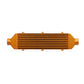 Mishimoto Universal Gold Z Line Intercooler  Overall Size: 28x8x3 Core Size: 21x6x2.5 Inlet / Outlet