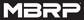 MBRP Tip 3in Round x 4in Inlet OD Dual Walled Angled Black Tip - Fits all 3in Exhausts