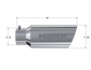 MBRP Universal Tip 7in O.D. Rolled End 5in inlet 18in length - T304 (SINGLE TIP)