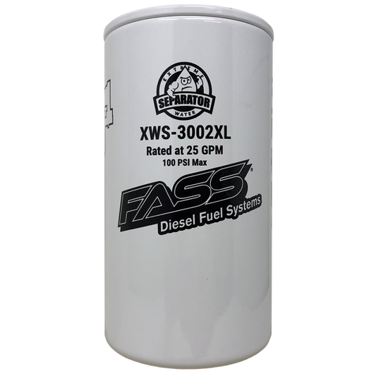 FASS Hydroglass Titanium Signature Series Extended Length Extreme Water Separator XWS-3002XL