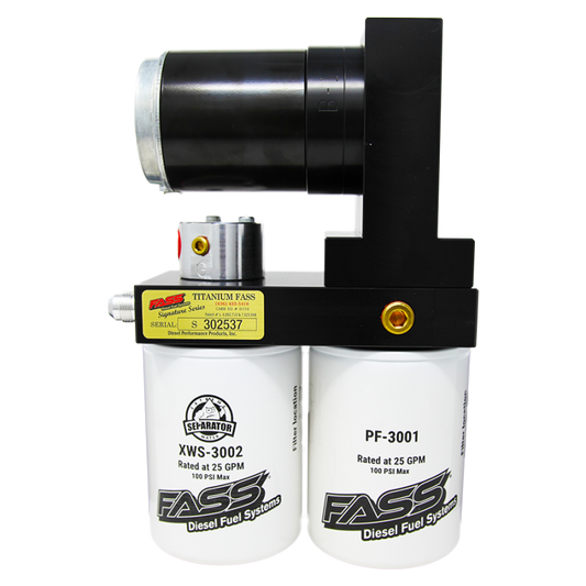 FASS 05-12 Dodge 2500/3500 Cummins 100gph Titanium Series Fuel Air Separation System TS D07 100G