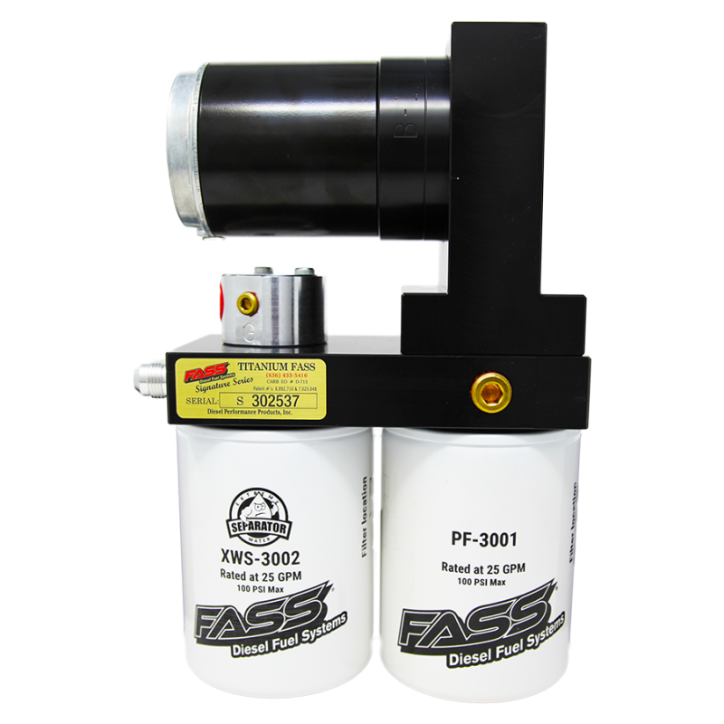 FASS 89-93 Dodge 2500/3500 Cummins 100gph Titanium Series Fuel Air Separation System TS D02 100G